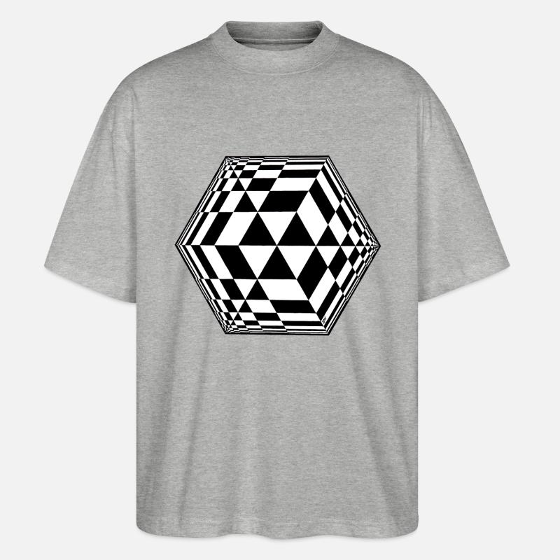 cube - T-shirt bio Blaster 2.0 coupe oversize Stanley/Stella Unisexe - gris chiné