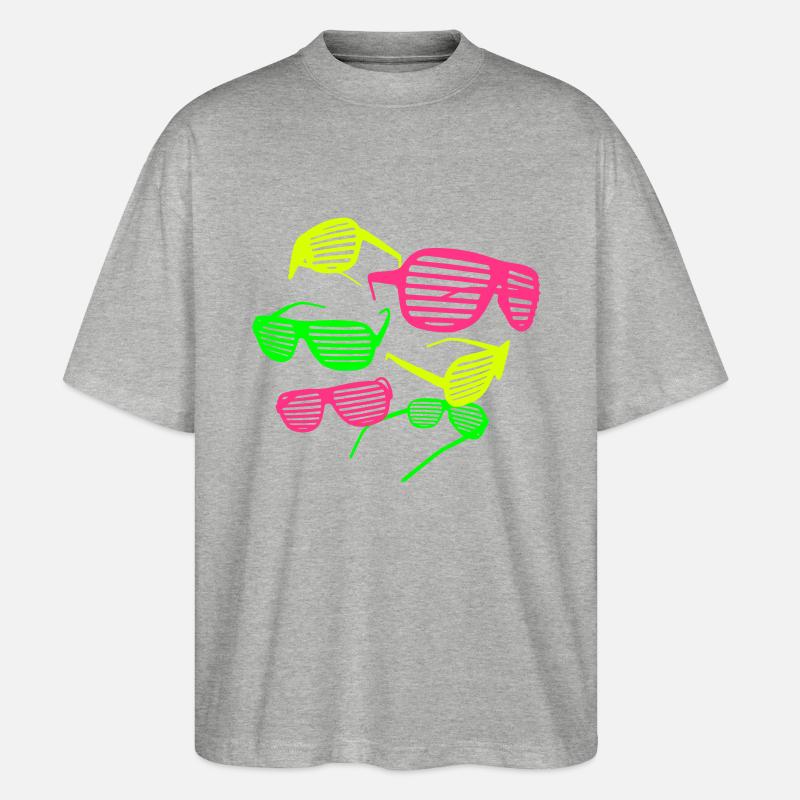 Shutter Shades - Stanley/Stella Oversized Unisex Bio T-Shirt Blaster 2.0 - Grau meliert