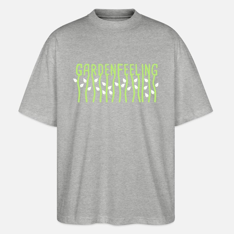 Gardenfeeling - Stanley/Stella Oversized Unisex Bio T-Shirt Blaster 2.0 - Grau meliert