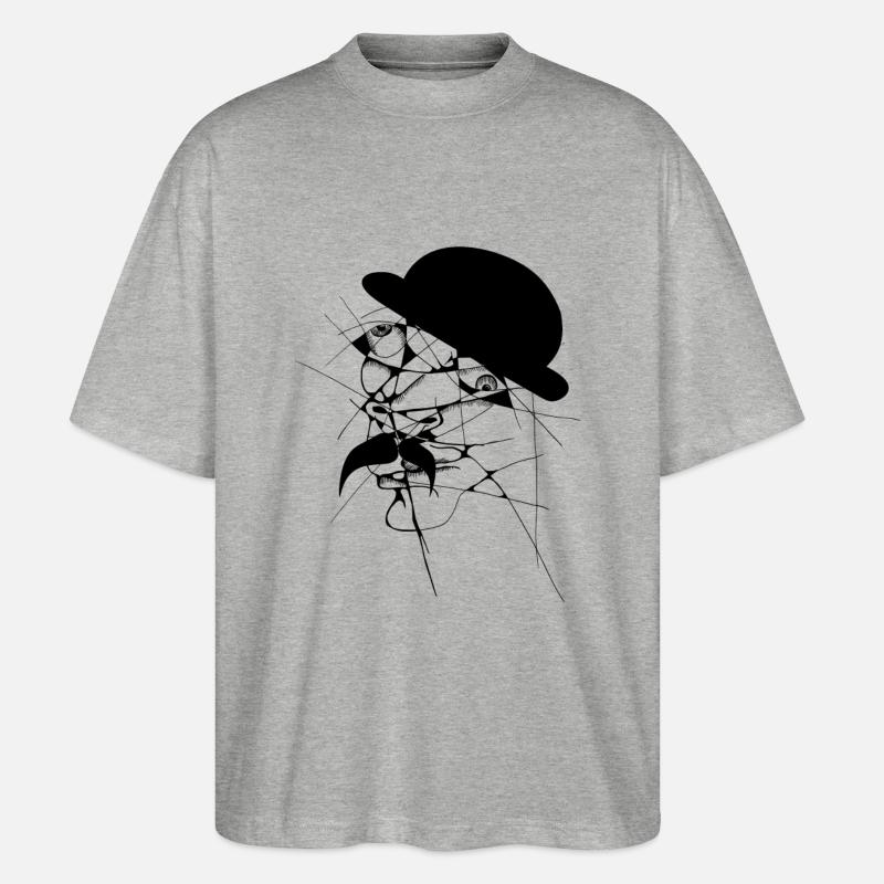 twodimensions - T-shirt bio Blaster 2.0 coupe oversize Stanley/Stella Unisexe - gris chiné