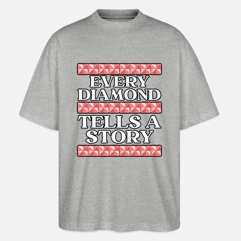 Diamond Painting Tools Diamond Painter - Stanley/Stella Oversized Unisex Organic T-shirt Blaster 2.0 - heather grey