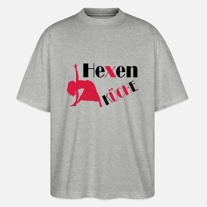 cuire à feu - T-shirt bio Blaster 2.0 coupe oversize Stanley/Stella Unisexe - gris chiné