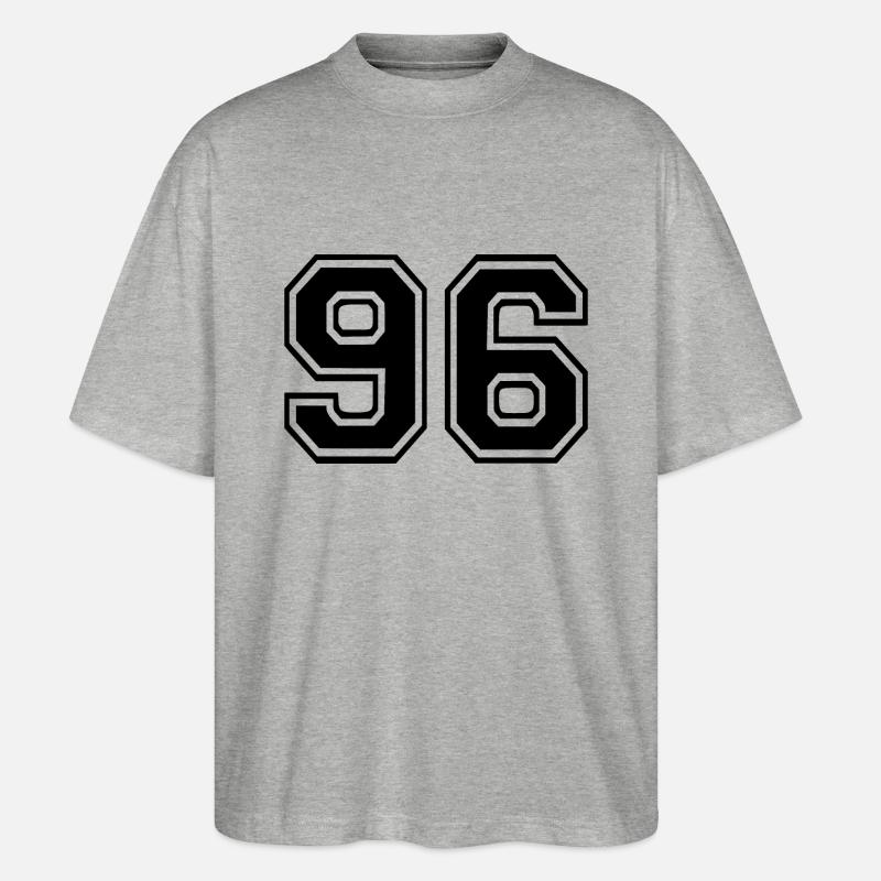 96 - Stanley/Stella Oversized Unisex Bio T-Shirt Blaster 2.0 - Grau meliert