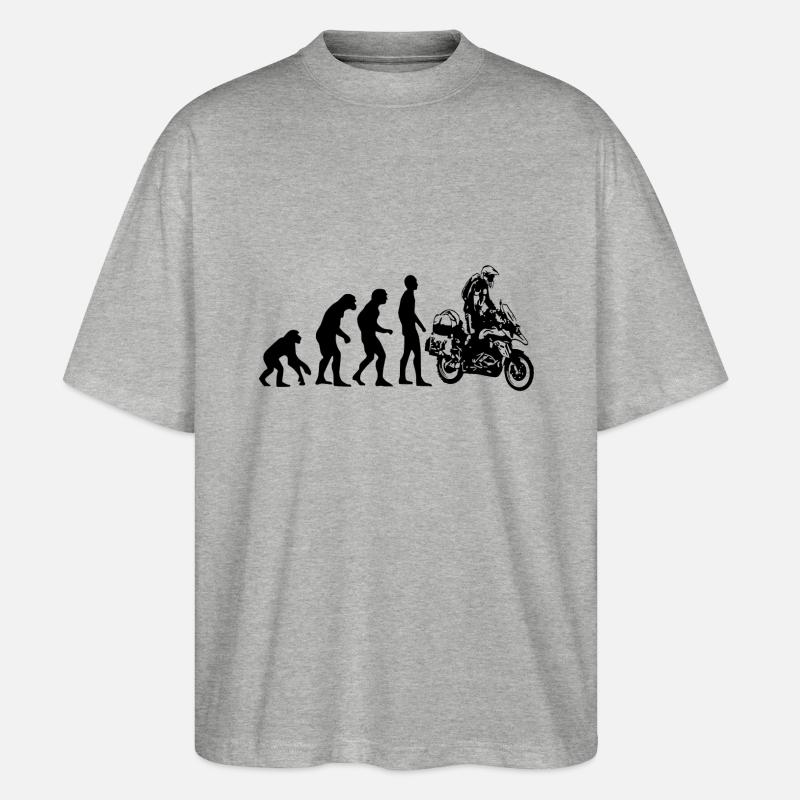 Human Evolution Enduro - T-shirt bio Blaster 2.0 coupe oversize Stanley/Stella Unisexe - gris chiné