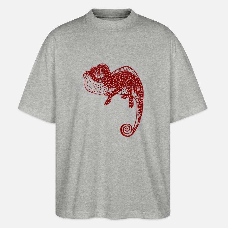 Chameleon - Stanley/Stella Oversized Unisex Bio T-Shirt Blaster 2.0 - Grau meliert
