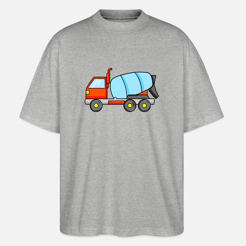 Construction construction construction - T-shirt bio Blaster 2.0 coupe oversize Stanley/Stella Unisexe - gris chiné