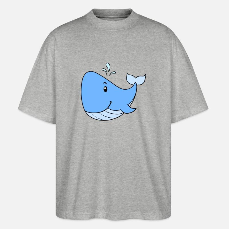 Wal - Stanley/Stella Oversized Unisex Bio T-Shirt Blaster 2.0 - Grau meliert