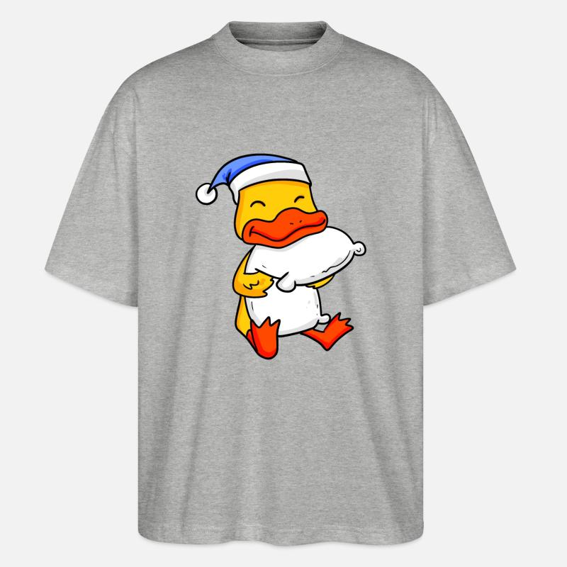 Canard Bébé - T-shirt bio Blaster 2.0 coupe oversize Stanley/Stella Unisexe - gris chiné