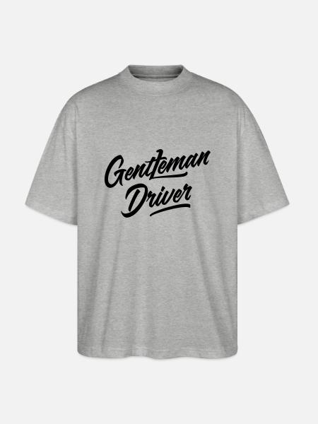 Gentleman Driver - T-shirt bio Blaster 2.0 coupe oversize Stanley/Stella Unisexe - gris chiné