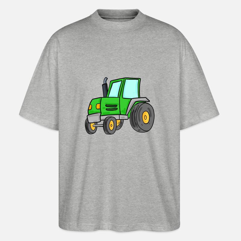 Traktor - Stanley/Stella Oversized Unisex Bio T-Shirt Blaster 2.0 - Grau meliert