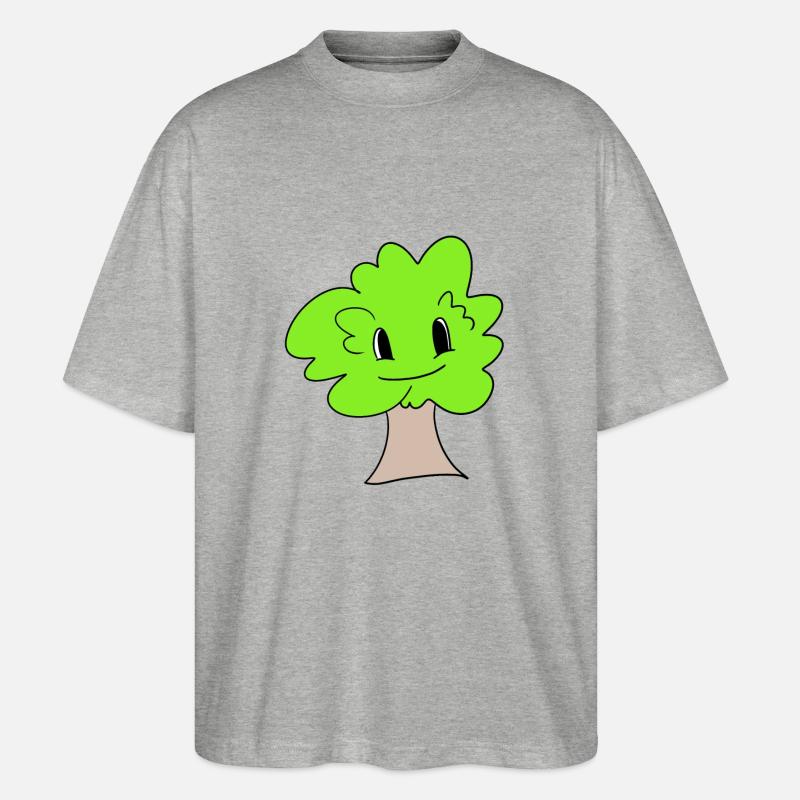 Baum - Stanley/Stella Oversized Unisex Bio T-Shirt Blaster 2.0 - Grau meliert