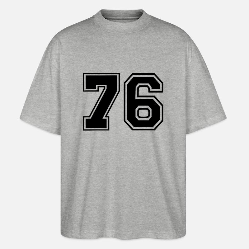 76 - Stanley/Stella Oversized Unisex Bio T-Shirt Blaster 2.0 - Grau meliert