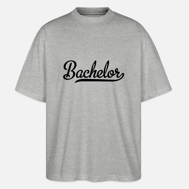 bachelor - Stanley/Stella Oversized Unisex Bio T-Shirt Blaster 2.0 - Grau meliert