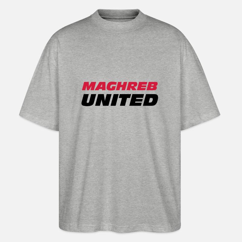 Maghreb Groß - Stanley/Stella Oversized Unisex Bio T-Shirt Blaster 2.0 - Grau meliert