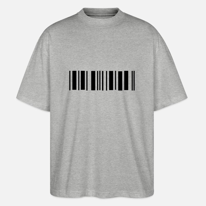 barcode - T-shirt bio Blaster 2.0 coupe oversize Stanley/Stella Unisexe - gris chiné