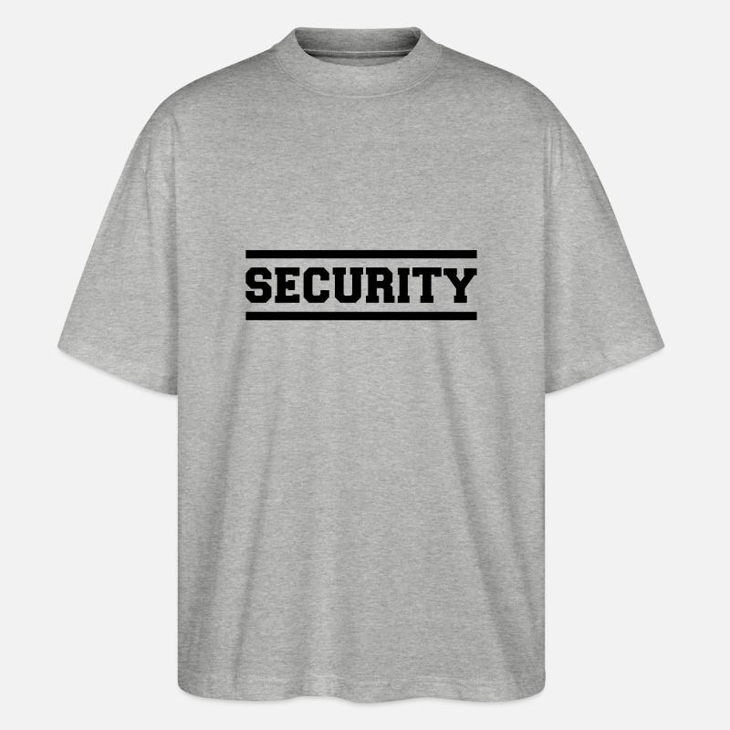 Security - Stanley/Stella Oversized Unisex Organic T-shirt Blaster 2.0 - heather grey