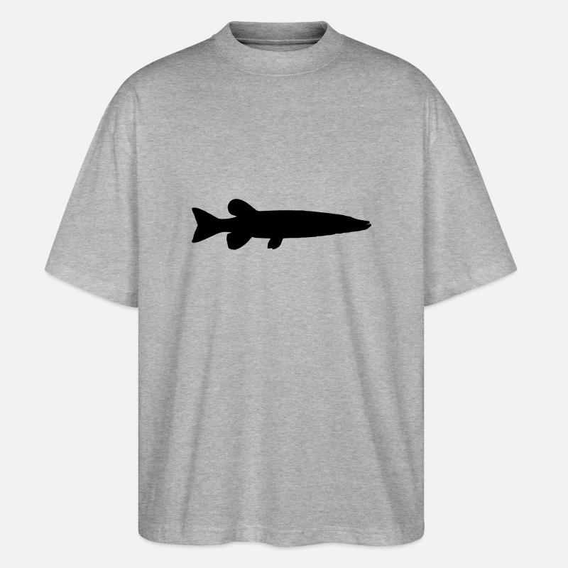 Luce - Stanley/Stella Oversized Unisex Bio T-Shirt Blaster 2.0 - Grau meliert