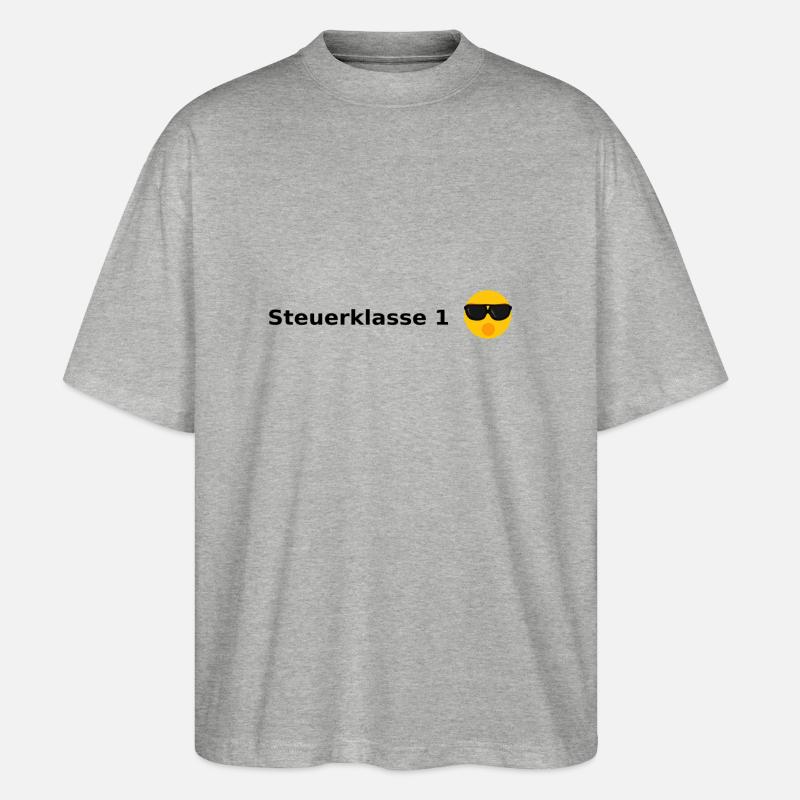 steuerklasse - Stanley/Stella Oversized Unisex Bio T-Shirt Blaster 2.0 - Grau meliert