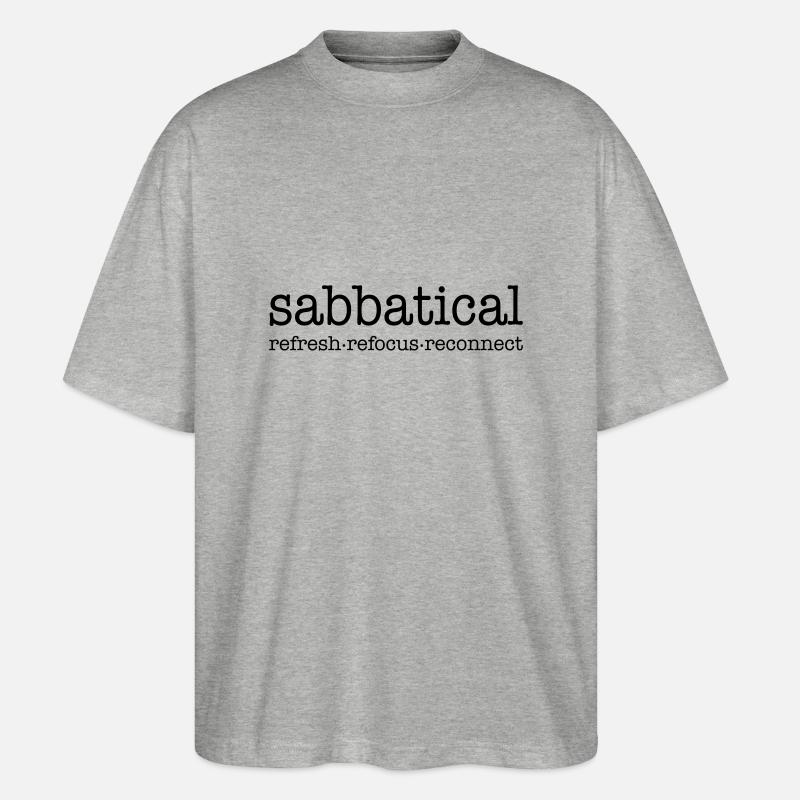 sabbatical - Stanley/Stella Oversized Unisex Bio T-Shirt Blaster 2.0 - Grau meliert