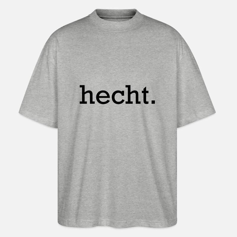 hecht. - Stanley/Stella Oversized Unisex Bio T-Shirt Blaster 2.0 - Grau meliert