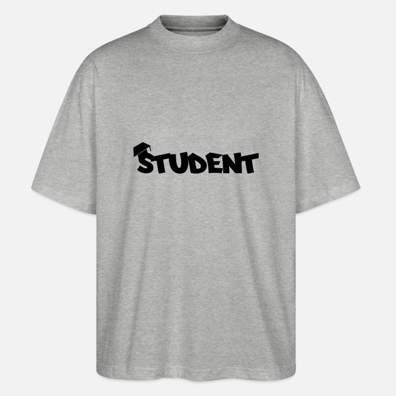 student - Stanley/Stella Oversized Unisex Bio T-Shirt Blaster 2.0 - Grau meliert