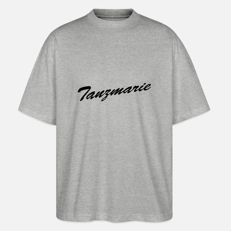 Tanzmarie - Stanley/Stella Oversized Unisex Bio T-Shirt Blaster 2.0 - Grau meliert