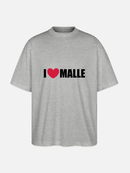 Malle - Stanley/Stella Oversized Unisex Bio T-Shirt Blaster 2.0 - Grau meliert