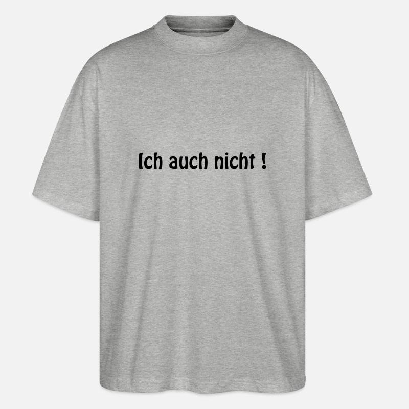 schizo2 - Stanley/Stella Oversized Unisex Bio T-Shirt Blaster 2.0 - Grau meliert
