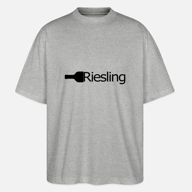 Riesling - Stanley/Stella Oversized Unisex Bio T-Shirt Blaster 2.0 - Grau meliert
