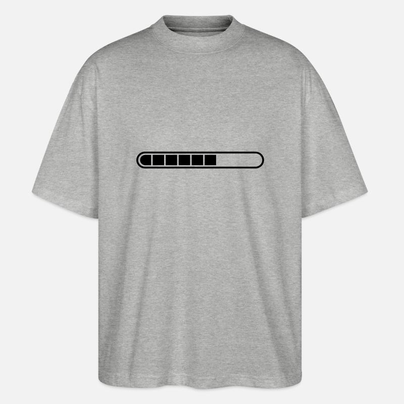 loading___f1 - Stanley/Stella Oversized Unisex Organic T-shirt Blaster 2.0 - heather grey