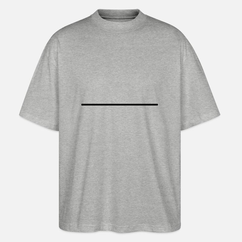 stroke_f1 - Stanley/Stella Oversized Unisex Bio T-Shirt Blaster 2.0 - Grau meliert