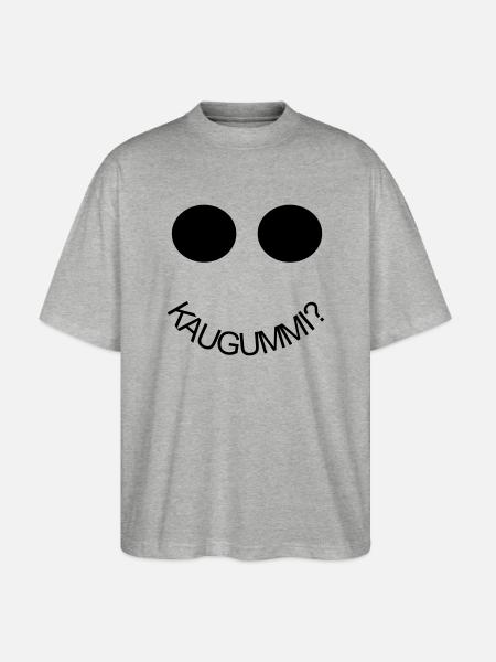 mr kaugummi - Stanley/Stella Oversized Unisex Bio T-Shirt Blaster 2.0 - Grau meliert