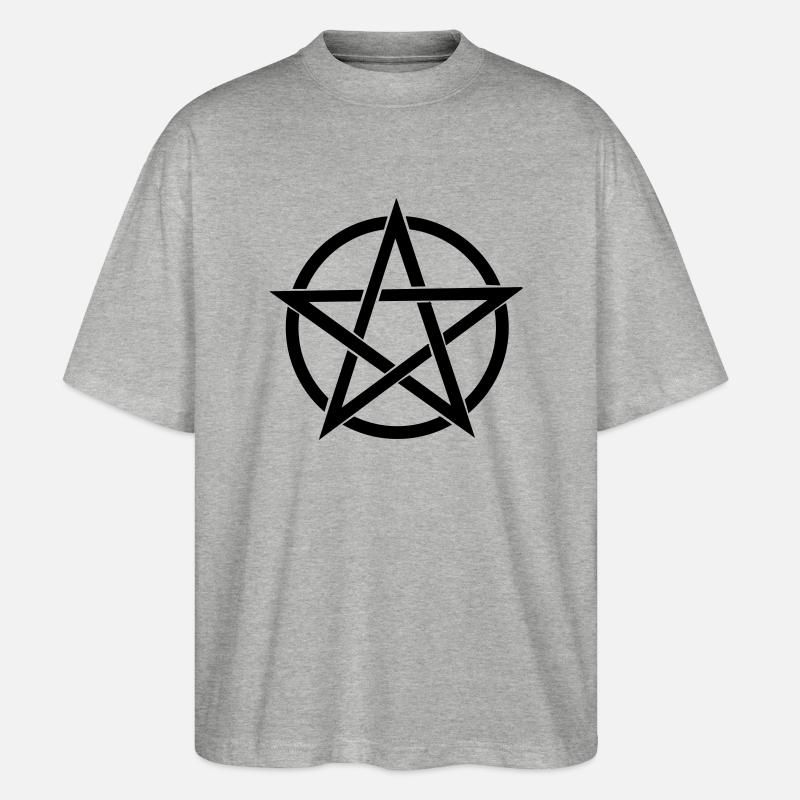 pentacle - T-shirt bio Blaster 2.0 coupe oversize Stanley/Stella Unisexe - gris chiné