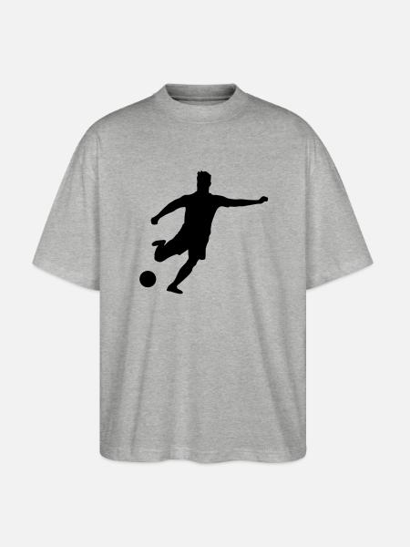 fussballer__f1 - Stanley/Stella Oversized Unisex Organic T-shirt Blaster 2.0 - heather grey