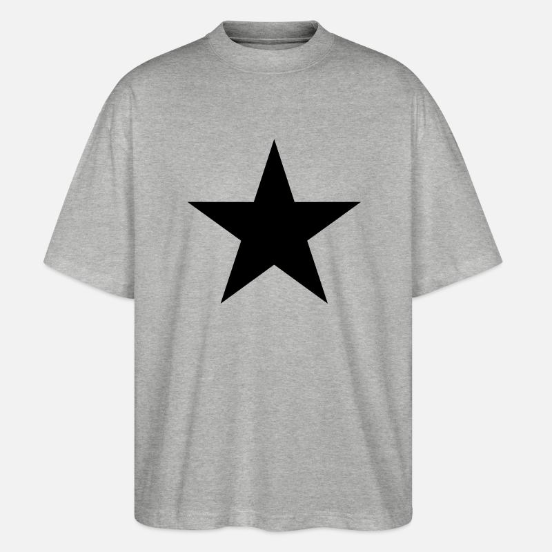 Stern - Stanley/Stella Oversized Unisex Bio T-Shirt Blaster 2.0 - Grau meliert