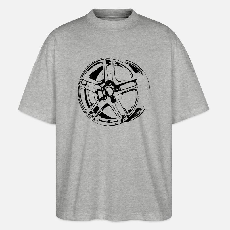 entourer - T-shirt bio Blaster 2.0 coupe oversize Stanley/Stella Unisexe - gris chiné