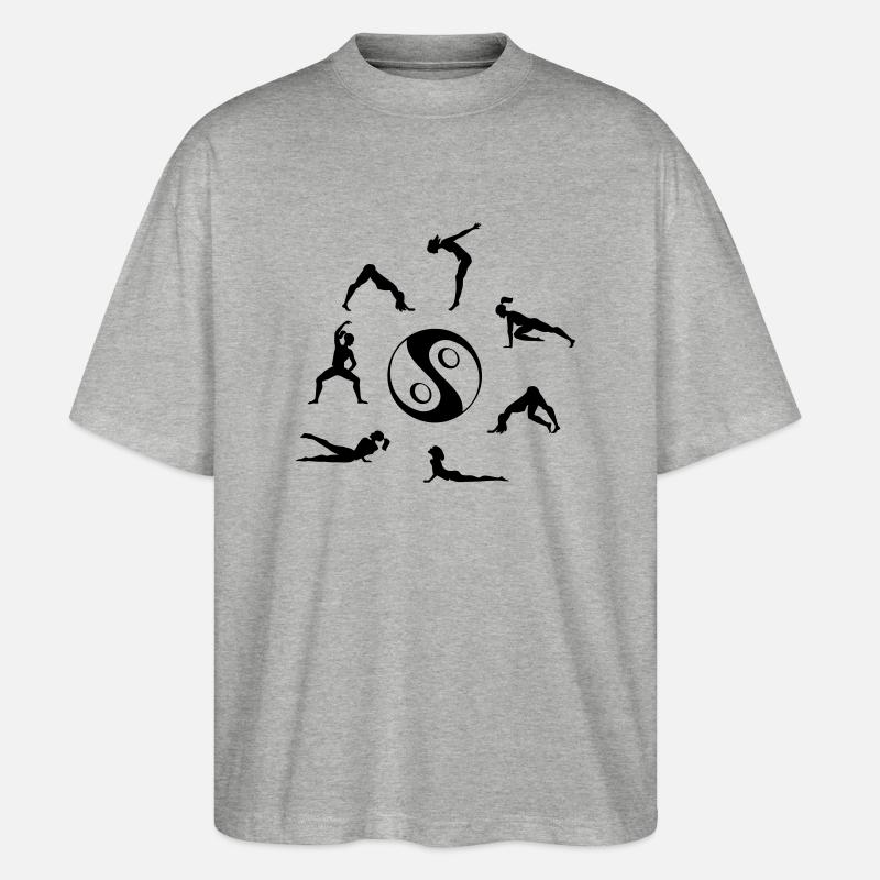 Deepwork - Stanley/Stella Oversized Unisex Bio T-Shirt Blaster 2.0 - Grau meliert