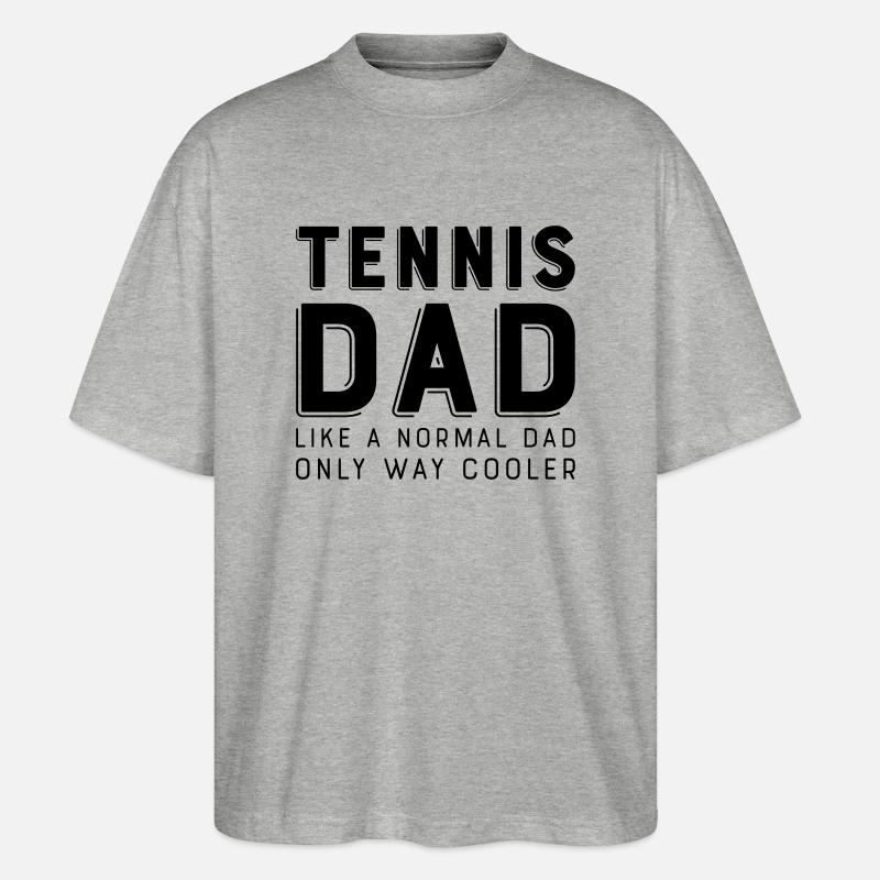Tennis - Stanley/Stella Oversized Unisex Bio T-Shirt Blaster 2.0 - Grau meliert