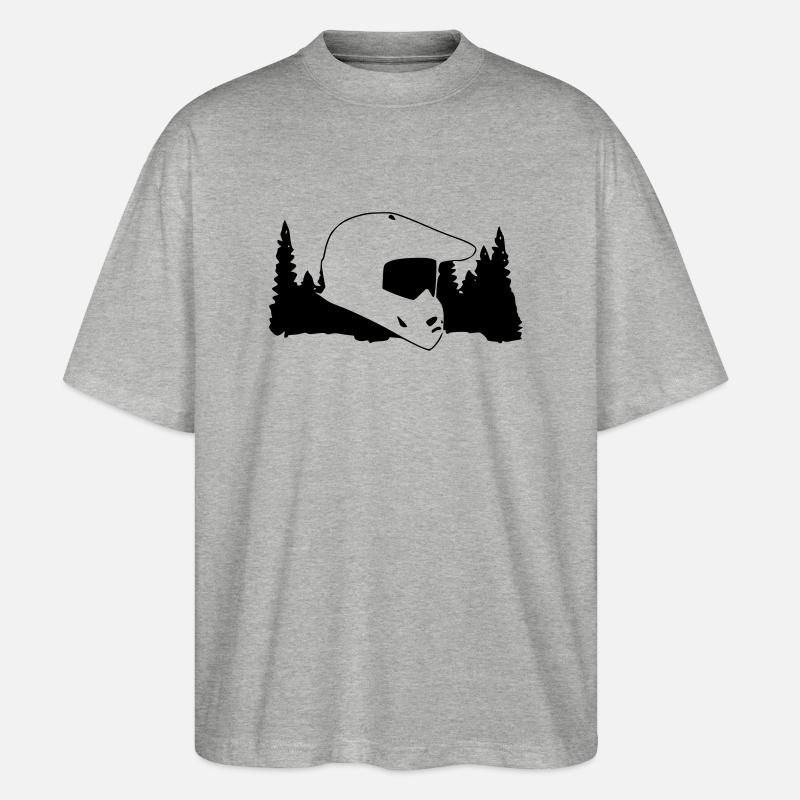Offroad - Stanley/Stella Oversized Unisex Bio T-Shirt Blaster 2.0 - Grau meliert