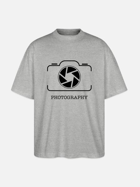 Photography - Stanley/Stella Oversized Unisex Bio T-Shirt Blaster 2.0 - Grau meliert