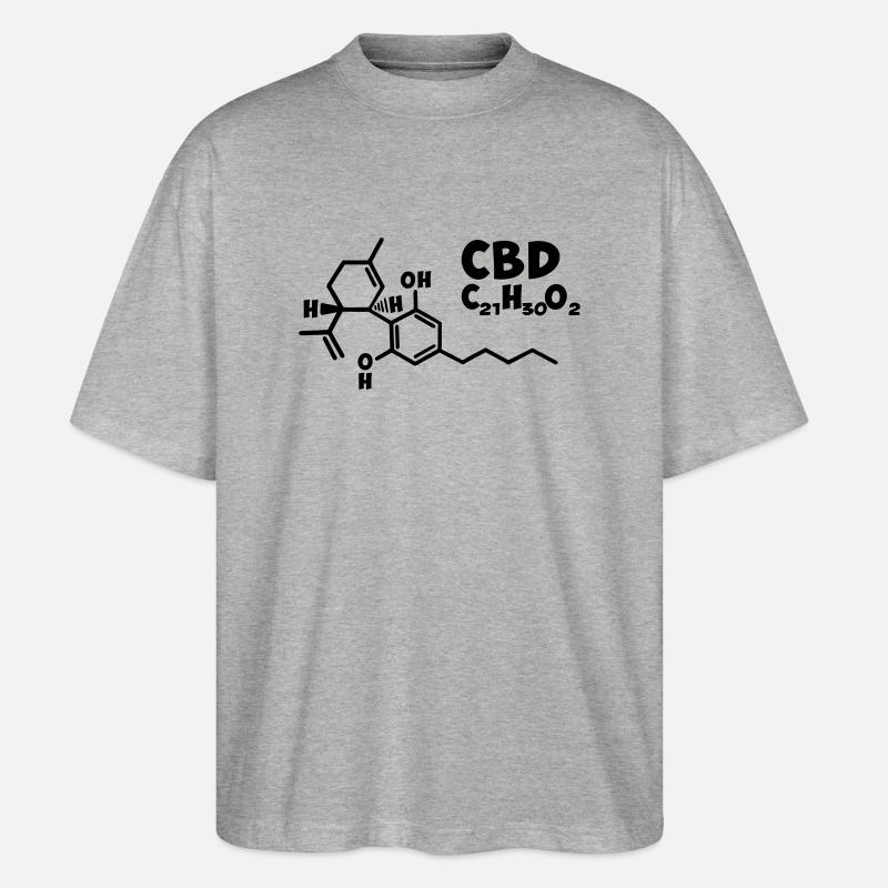 cbd - Stanley/Stella Oversized Unisex Bio T-Shirt Blaster 2.0 - Grau meliert
