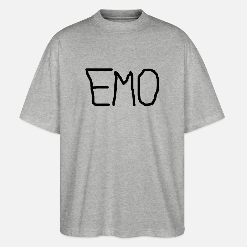 Emo - T-shirt bio Blaster 2.0 coupe oversize Stanley/Stella Unisexe - gris chiné