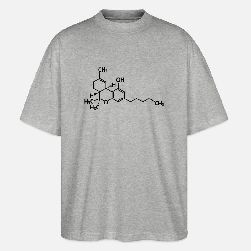 thc - Stanley/Stella Oversized Unisex Bio T-Shirt Blaster 2.0 - Grau meliert