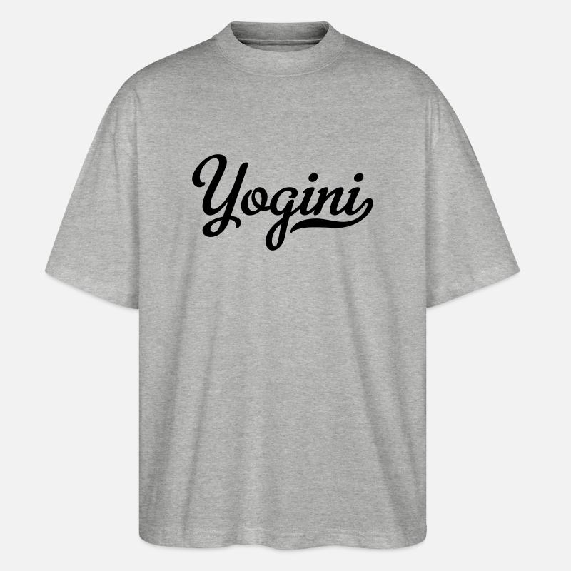 Yogini - Stanley/Stella Oversized Unisex Bio T-Shirt Blaster 2.0 - Grau meliert