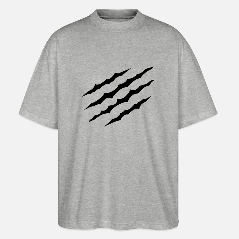 Zéro - T-shirt bio Blaster 2.0 coupe oversize Stanley/Stella Unisexe - gris chiné