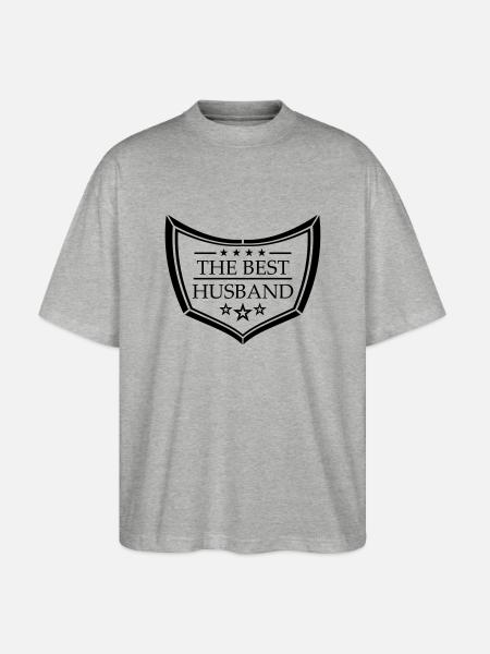 logo tegn tekst den bedste verden i den bedste verden eh - Stanley/Stella Oversize Unisex Øko T-shirt Blaster 2.0 - grå meleret