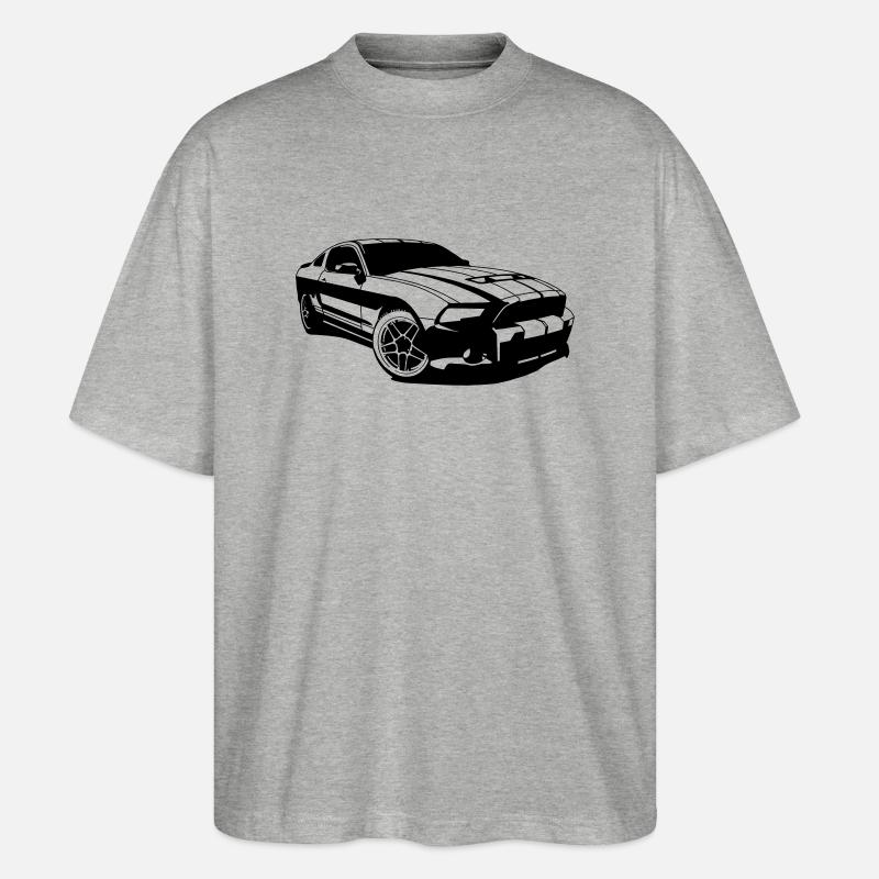 blockedTitle - Stanley/Stella Oversized Unisex Bio T-Shirt Blaster 2.0 - Grau meliert