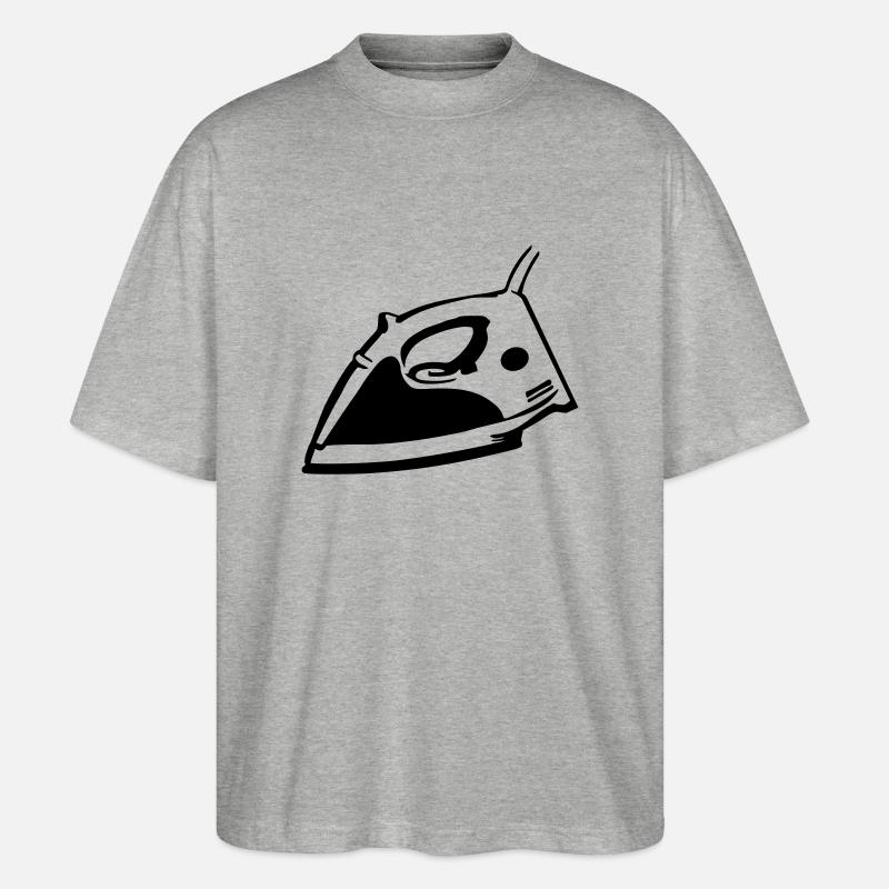 Fer à repasser - T-shirt bio Blaster 2.0 coupe oversize Stanley/Stella Unisexe - gris chiné
