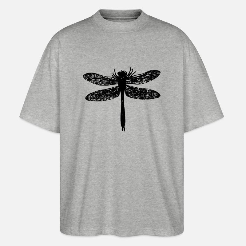 Libelle - Stanley/Stella Oversized Unisex Bio T-Shirt Blaster 2.0 - Grau meliert