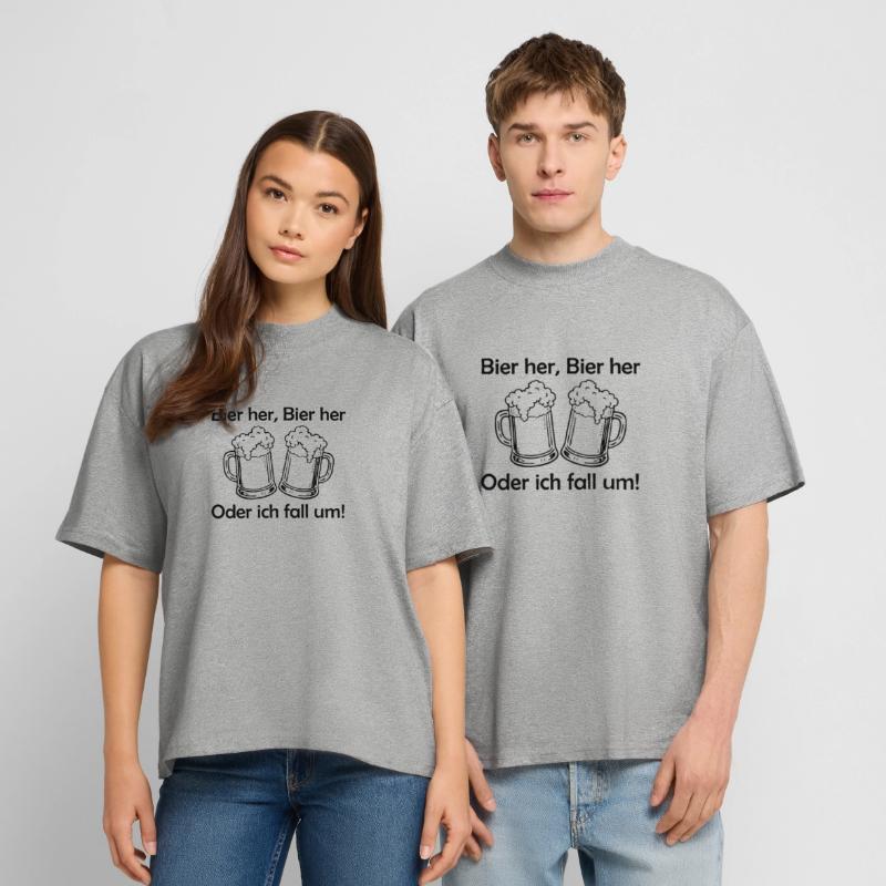 Bees here, Bees here - oder ich fall um! Stanley/Stella Oversized Unisex Organic T-shirt Blaster 2.0